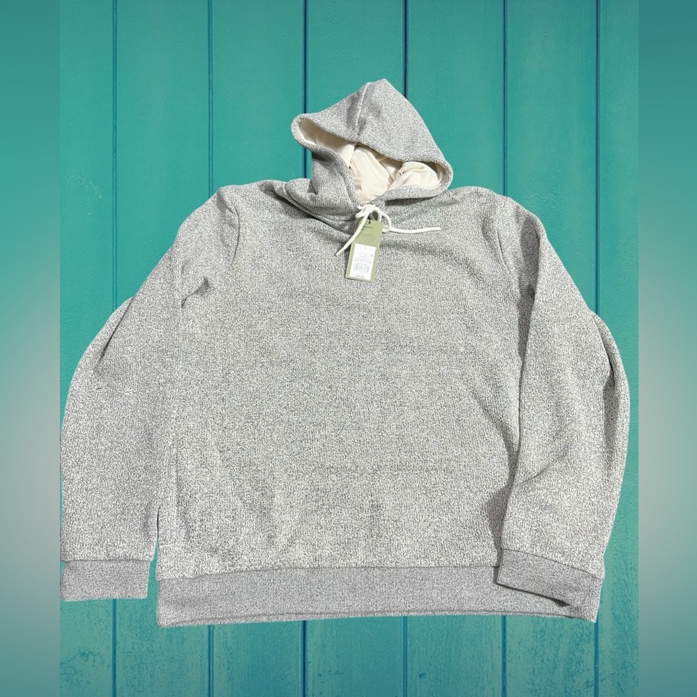 Goodfellow & Co Light Gray Marled Hoodie with Cream Lining